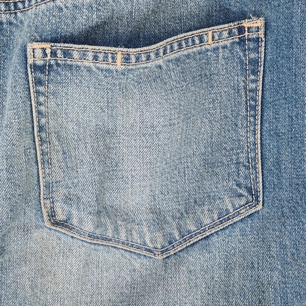 PAIGE Chiara Fray Hem Blue Denim Skirt Size 29 - Picture 10 of 11